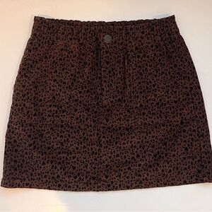 Old Navy cheetah print mini skirt